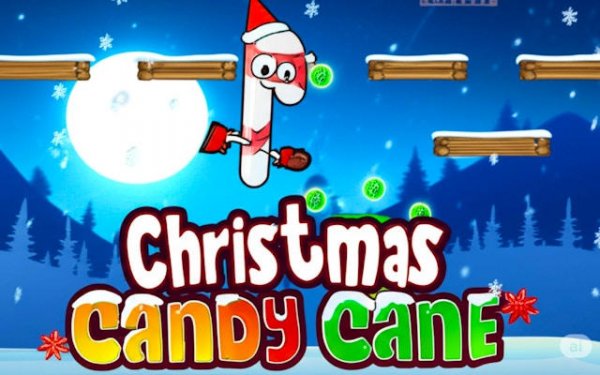 Christmas Candy Cane Jump Online Game