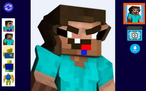 Noob Funny Face Online - Silly Face Warping Game