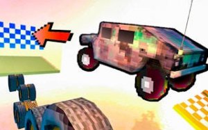 Cube Car Slope Descent