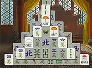 China Temple Mahjong Puzzle Game