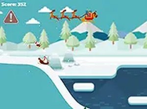 Avalanche Santa Ski Xmas Online Game