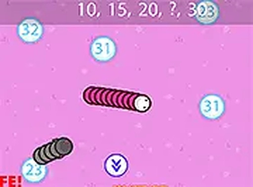 Number Worms Math Puzzle Game