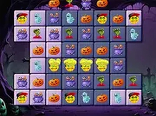 Halloween Match Trio Puzzle Game
