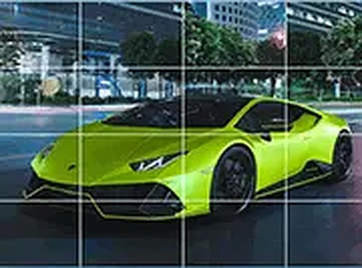 Lamborghini Huracan Evo Slide Puzzle Game