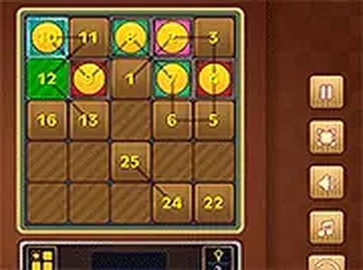 Link Numbers Puzzle Game