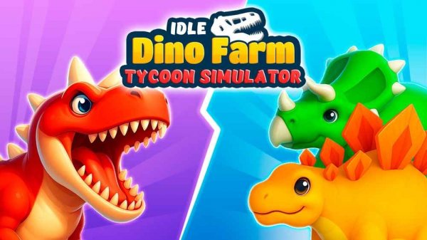 Idle Dino Farm Tycoon Simulator 3D Online Game